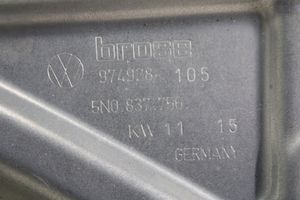 Volkswagen Tiguan Meccanismo di sollevamento del finestrino anteriore senza motorino 5N2837730F