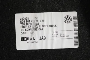 Volkswagen Golf VII Apatinis, bagažinės šono, apdailos skydas 5G6867427H