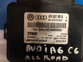 Audi A6 Allroad C6 Module de frein de stationnement 4F0907801A