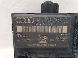 Audi A6 S6 C6 4F Door control unit/module 4F0959793C