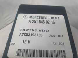 Mercedes-Benz E W211 Sterownik / Moduł tylnego zawieszenia pneumatycznego A2515450216