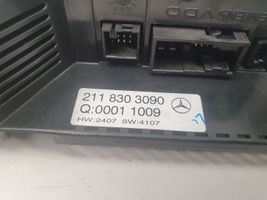 Mercedes-Benz E W211 Sisätuulettimen ohjauskytkin 2118303090