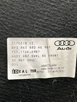 Audi A3 S3 8P Keskikonsolin takasivuverhoilu 8P3863880AG
