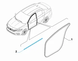 Fiat Tipo Uszczelka drzwi przednich 51983887