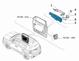 Jeep Renegade Support poignée extérieur de porte avant 52065129