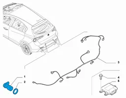 Alfa Romeo Giulietta Sensore di parcheggio PDC 735537081