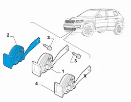 Jeep Compass Klakson 52157290