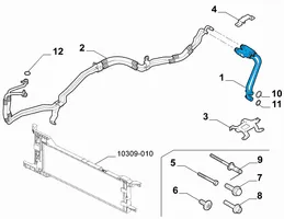 Alfa Romeo Stelvio Tubo flessibile del radiatore dell’olio del cambio 50541897