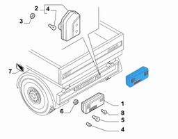Fiat Ducato Lampa tylna 1360258080