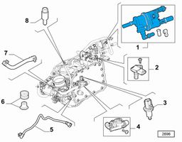 Alfa Romeo Giulia Turboahtimen magneettiventtiili 77368525