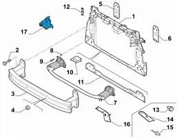 Jeep Renegade Altra parte del vano motore 52027659