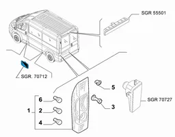 Fiat Ducato Front fender indicator light 71749250