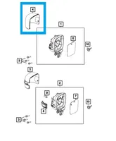 Jeep Renegade Coque de rétroviseur 5XA12TZZAA
