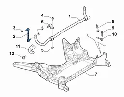 Alfa Romeo Giulia Priekinė stabilizatoriaus traukė 50543786