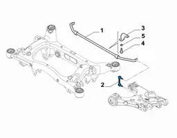 Alfa Romeo Stelvio Barra stabilizzatrice posteriore/stabilizzatore 50548354