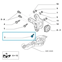 Alfa Romeo Brera Muu takaiskunvaimentimien osa 811900220