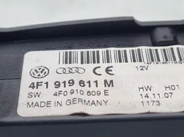 Audi A6 S6 C6 4F Console centrale, commande de multimédia l'unité principale 4F1919611M