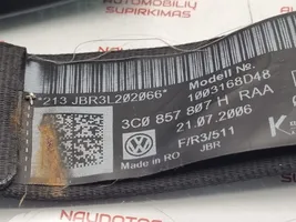 Volkswagen PASSAT B6 Keskipaikan turvavyö (takaistuin) 3C0857807H