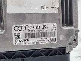 Audi A6 S6 C6 4F Dzinēja vadības bloks 4F2910115J