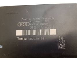 Audi A4 S4 B7 8E 8H Moduł / Sterownik komfortu 8E0959433J