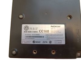 Volkswagen Golf V Puhelimen käyttöyksikkö/-moduuli 3C0035729E