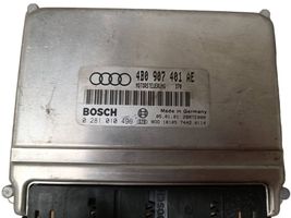 Audi A6 S6 C5 4B Moottorin ohjainlaite/moduuli 4B0907401AE