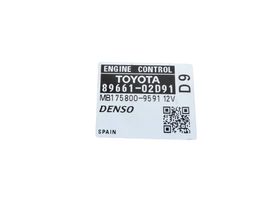 Toyota Auris 150 Sterownik / Moduł ECU 8966102D91