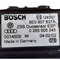 Audi A8 S8 D3 4E Vakaajan pitkittäiskiihtyvyystunnistin (ESP) 8E0907637A