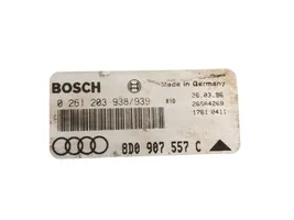 Audi A4 S4 B5 8D Moottorin ohjainlaite/moduuli 8D0907557C