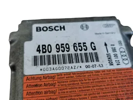 Audi A6 S6 C5 4B Oro pagalvių valdymo blokas 4B0959655G