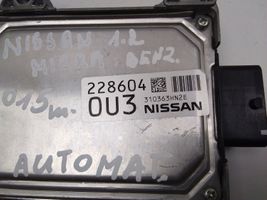 Nissan Micra Блок управления коробки передач 310F67W90A