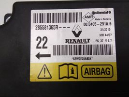 Renault Megane III Module de contrôle airbag 285581365R