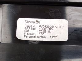 Skoda Fabia Mk3 (NJ) Garniture, panneau de grille d'aération 6V0820951A
