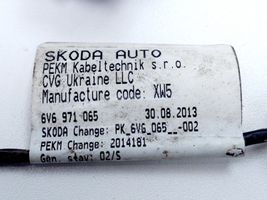 Skoda Fabia Mk3 (NJ) Wiązka przewodów czujnika parkowania PDC 6V6971065