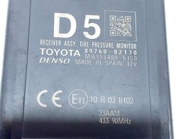 Toyota Auris E180 Module de pression des pneus 8976002130