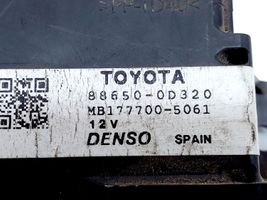 Toyota Yaris Unité de contrôle climatique MB1777005061