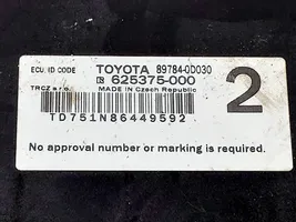 Toyota Yaris Centralina/modulo immobilizzatore 625375000