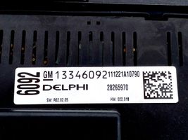 Opel Meriva B Przełącznik / Włącznik nawiewu dmuchawy 13346092