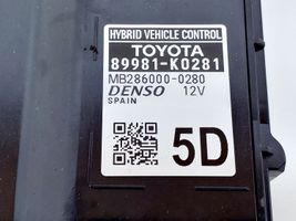 Toyota Yaris XP210 Muut laitteet 89981K0281