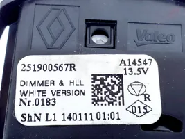 Renault Captur Przycisk / Pokrętło regulacji świateł 251900567R