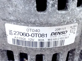 Toyota Auris 150 Generatore/alternatore 270600T081