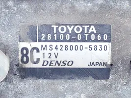 Toyota Verso Motorino d’avviamento 281000T060