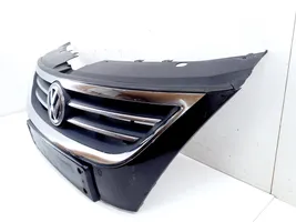 Volkswagen PASSAT CC Front bumper upper radiator grill 3C8853651