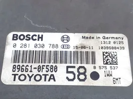 Toyota Verso Moottorin ohjainlaite/moduuli 896610F580