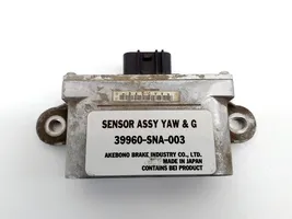 Honda Civic ESP acceleration yaw rate sensor 39960SNA003