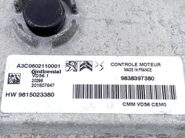 Opel Corsa F Sterownik / Moduł ECU 9838397380