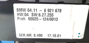 BMW 7 E65 E66 Moduł / Sterownik klimatyzacji 64.11-6921678