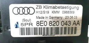 Audi A4 S4 B6 8E 8H Module unité de contrôle climatisation 8E0820043AA