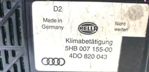 Audi A8 S8 D3 4E Module unité de contrôle climatisation 5HB007155-00