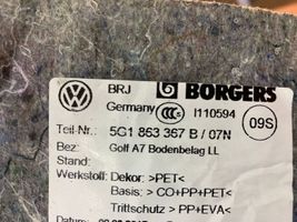 Volkswagen Golf VII Front floor carpet liner 5G1863367B